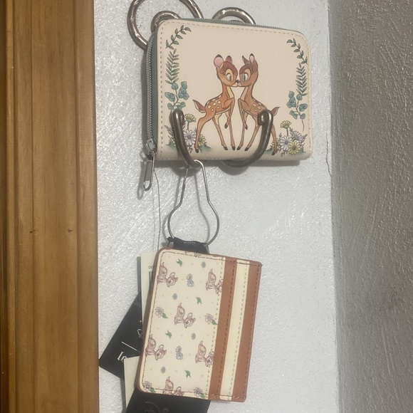 Bambi🦌Disney/Loungefly wallet & ID holder+ Bambi NIB🪩ornament - Picture 4 of 12